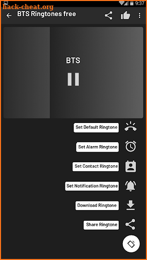 BTS Ringtones Free 2018 screenshot