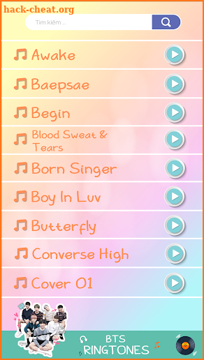 BTS Ringtones Hot For Army screenshot