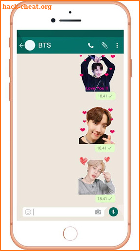 BTS Sticker Whatsapp - WAStickerApps screenshot