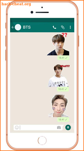 BTS Sticker Whatsapp - WAStickerApps screenshot