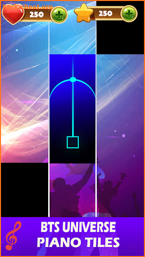 BTS Universe Piano Tiles screenshot