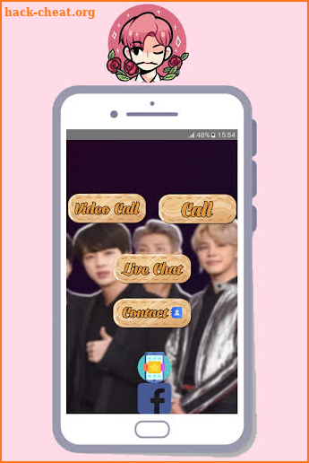 BTS Video Call & Chat - BTS Idol Call You Prank screenshot