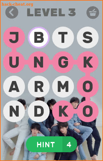 BTS WORD GAME - FOR KPOP FANS screenshot