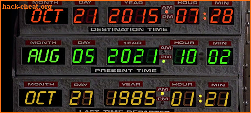 BTTF Clock - Screen Saver screenshot