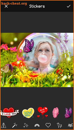 Bubble Frames for Pictures screenshot