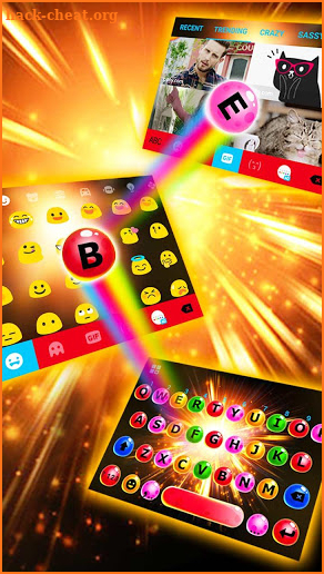 Bubble GAME 3D Keyboard screenshot