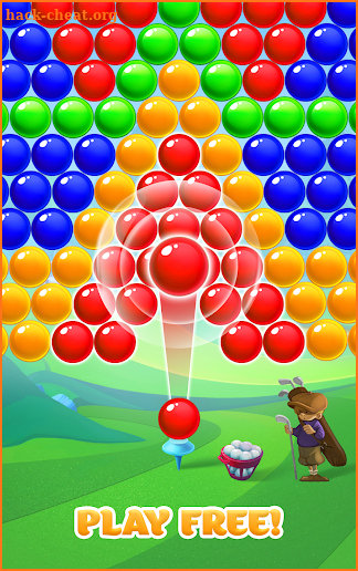 Bubble Golf Paradise screenshot