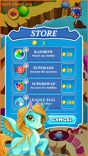 Bubble Shoot Princess Pony screenshot