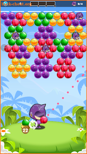 Bubble Shooter: Free the Mini Robots screenshot