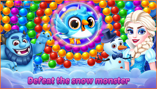 Bubble Shooter Frozen Ice Princess screenshot