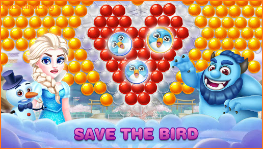 Bubble Shooter Frozen Ice Princess screenshot