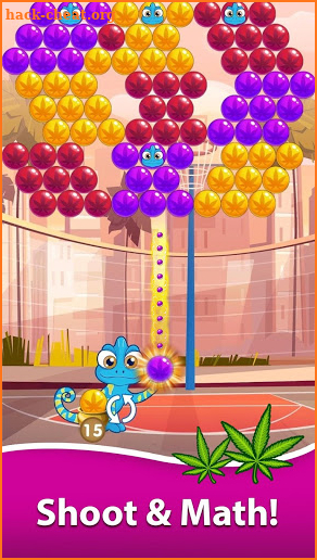 Bubble Shooter Weed Match 3 - High Day Bud Shooter screenshot