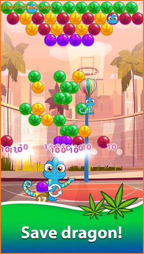 Bubble Shooter Weed Match 3 - High Day Bud Shooter screenshot