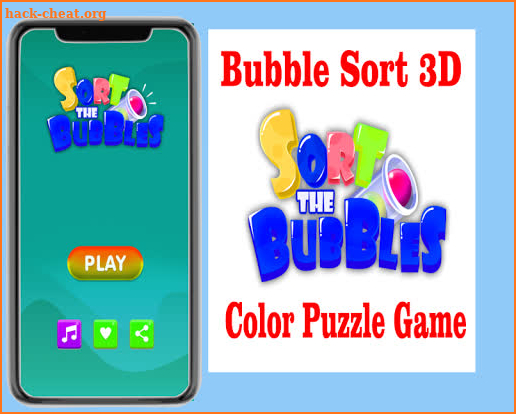 Bubble Sort 3D - Color Puzzle Game screenshot