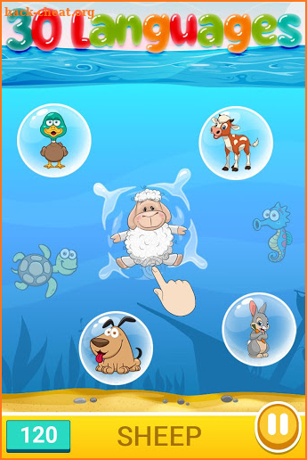 Bubbles popping  Baby game screenshot