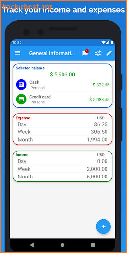 Budget planner Expense Tracker screenshot