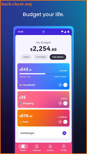 Budget Tracker by Fold Money screenshot