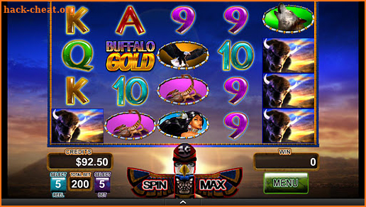 Buffalo Gold Video Slot Game screenshot