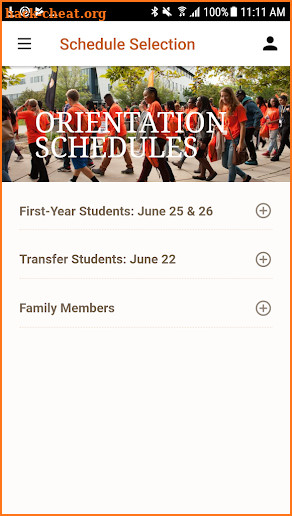 Buffalo State Orientation screenshot