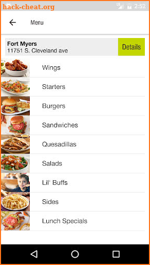 Buffalo Wings & Rings Ordering screenshot