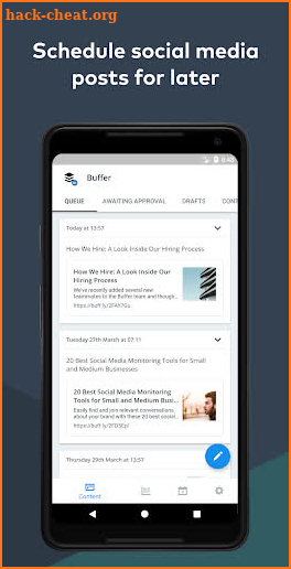 Buffer: Manage Twitter, Facebook, Social Media screenshot