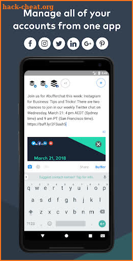 Buffer: Manage Twitter, Facebook, Social Media screenshot