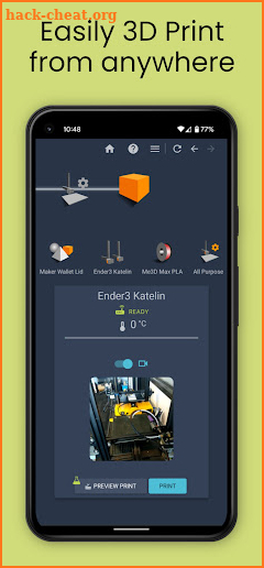 BuildBee Easy 3D printing screenshot