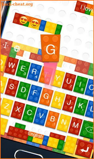 Building Blocks Keyboard Theme screenshot