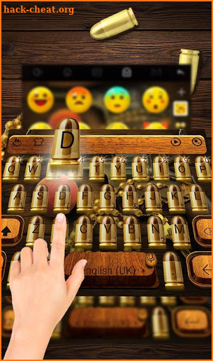 Bullet Gun Keyboard Theme screenshot