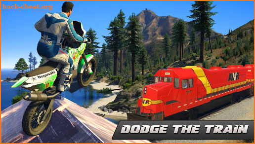 Bullet Train Surfer Bike Rider screenshot