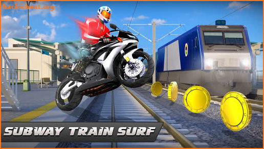 Bullet Train Surfer Bike Rider screenshot