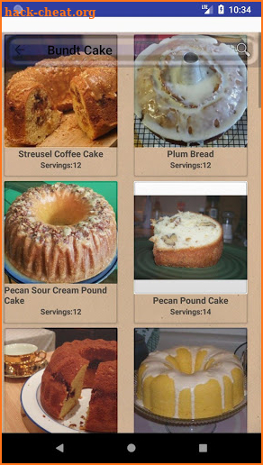 Bundt Cake Recipes ~ Bundt Pan Recipes screenshot