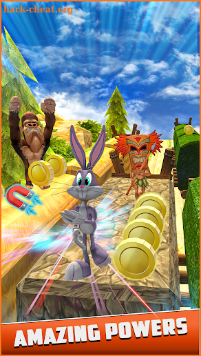 Bunny Dash Vs Hunted Jungle Runner 2019 screenshot