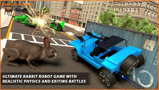 Bunny Jeep Robot Game: Robot Transforming Games screenshot