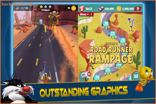 Bunny Run: Dash Toons Rabbit screenshot