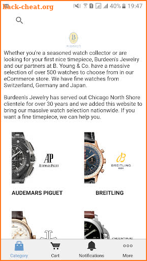 Burdeen's Watches - Buy & Sell Luxury Timepieces screenshot