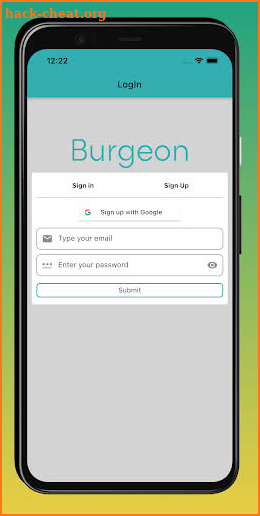 Burgeon screenshot