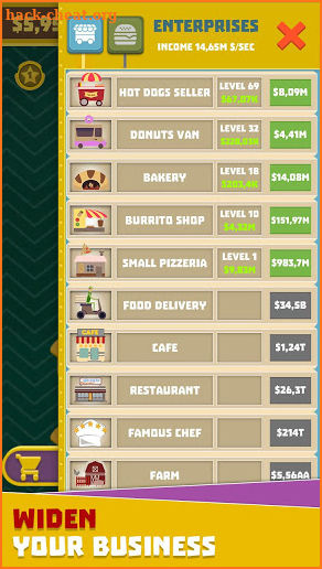 BURGER inc. The Most Delicious Idle Tap Game screenshot