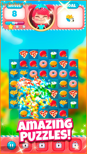 Burger Match 3 screenshot