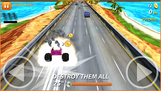 Burn Road Car Racing screenshot