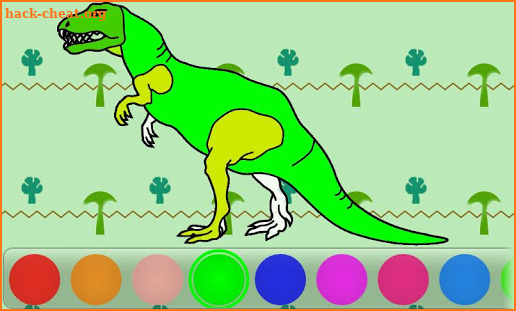 Burt's Dinosaurs Coloring Book screenshot