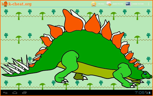 Burt's Dinosaurs Coloring Book screenshot