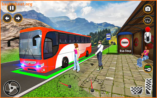 bus driving real coach game 3d screenshot