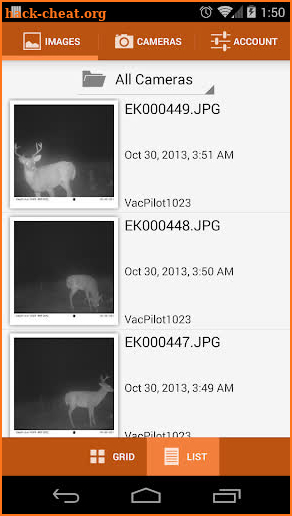 Bushnell Wireless Trophy Cam screenshot