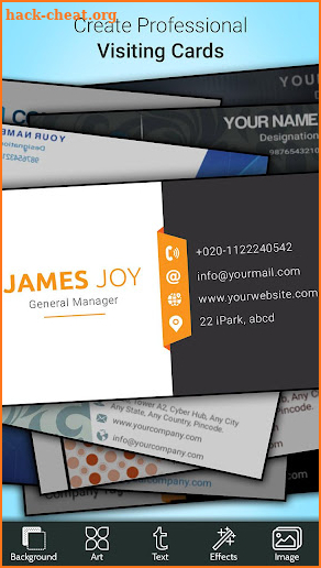 Business Card Maker screenshot