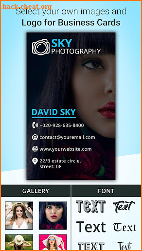 Business Card Maker screenshot