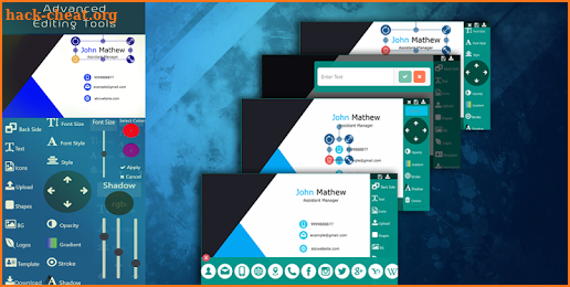 Business Card Maker & Designer Visiting Card Maker screenshot