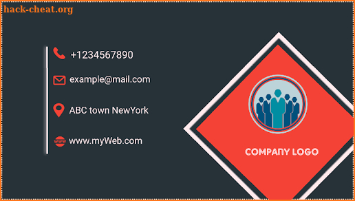 Business Card Maker-Visiting Card Maker screenshot