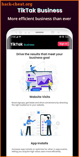 Business for TikTak App screenshot