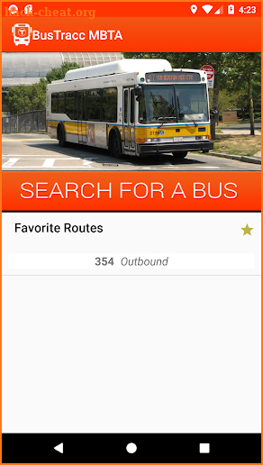 BusTracc MBTA screenshot